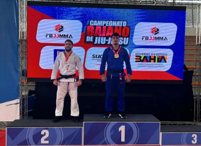 Lutadores Baianos Jiu jitsu competem no Sul
