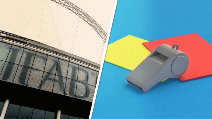 Cartão Azul no futebol