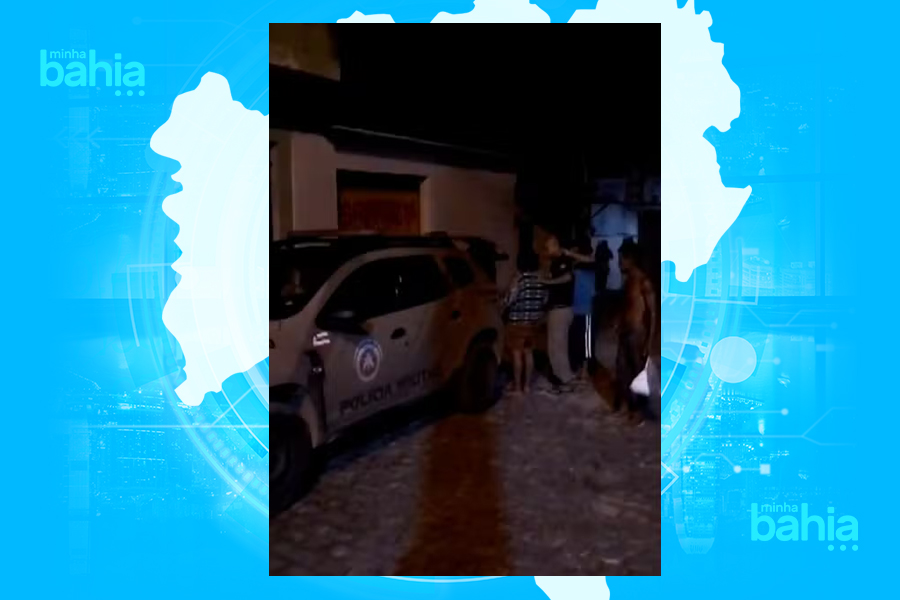 policial militar,briga,garrafa,camamu