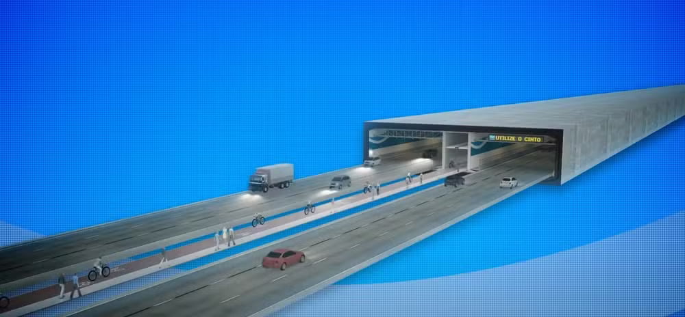Primeiro túnel submerso da América Latina: a conexão inovadora entre Santos e Guarujá 1 Túnel Santos-Guarujá
