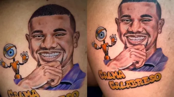 Fã faz tatuagem de Davi do BBB