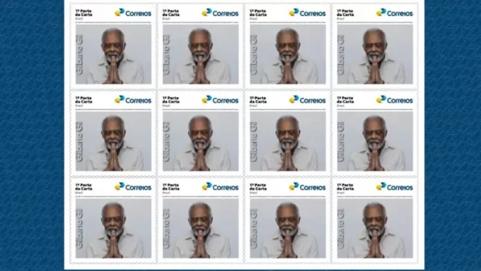 Gilberto Gil nos selos dos Correios