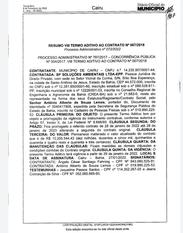 Cairu enfrenta crise no saneamento apesar de gastos milionários com coleta de Lixo 1 crise saneamento Cairu