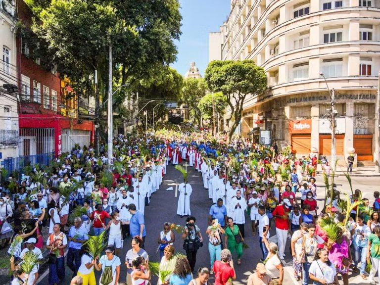 Celebração do Domingo de Ramos em Salvador: Programação completa