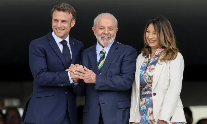 Lula, Macron e Janja