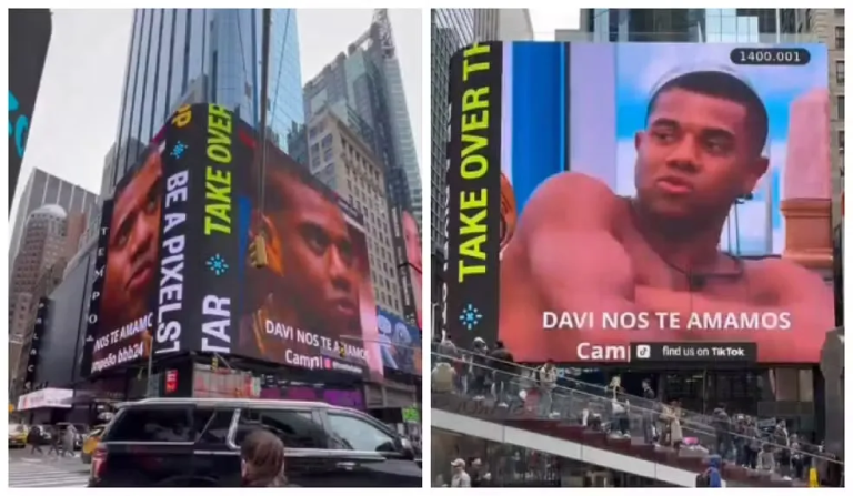 Davi na Times Square