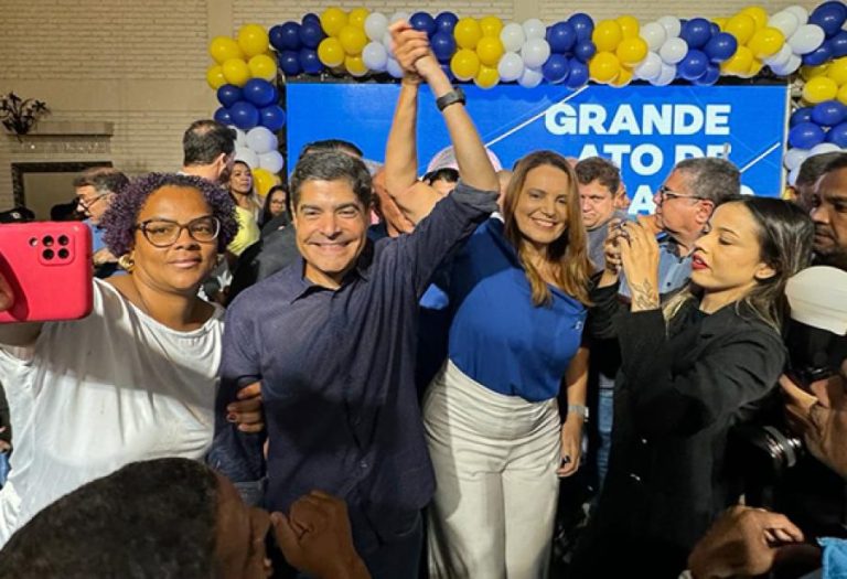 Em lançamento da pré-candidatura de Sheila Lemos, ACM Neto reforça União Brasil com novas filiações em Vitória da Conquista