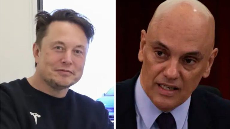 Elon Musk e Alexandre de Moraes