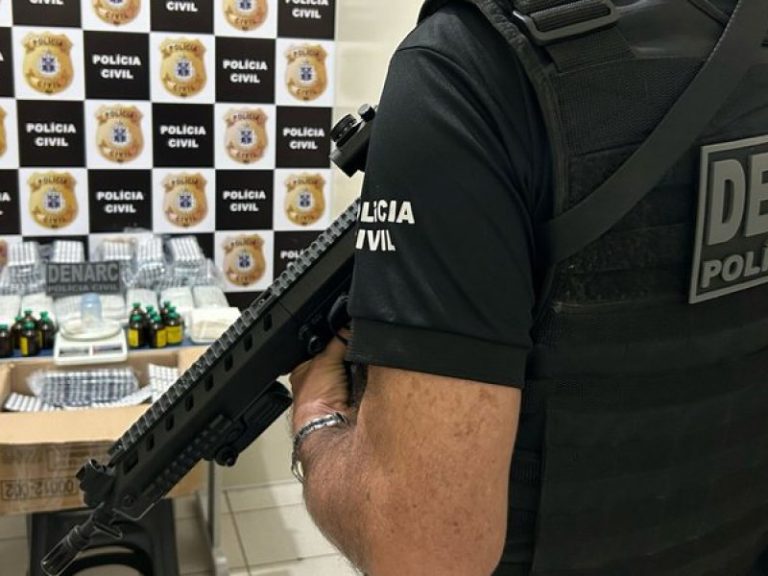 Polícia apreende grande quantidade de anfetaminas em Vitória da Conquista durante Operação Narke