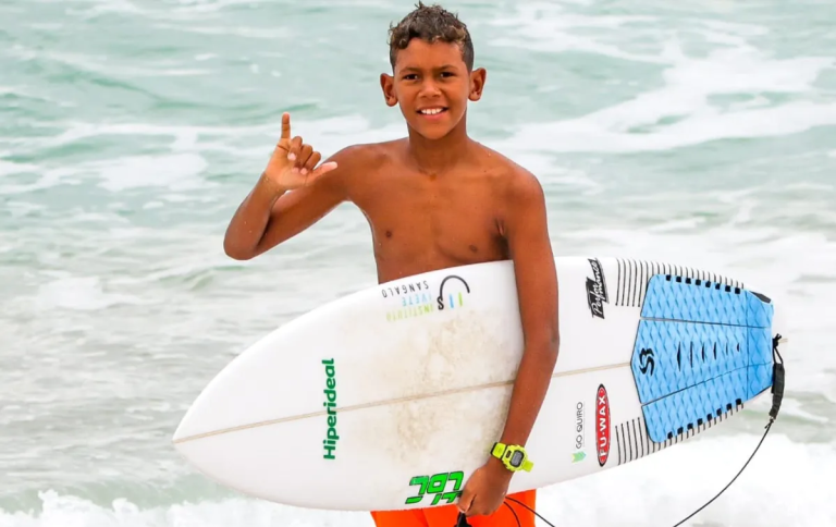 Surfista baiano Davi Lucca é vice-campeão latino-americano de surfe