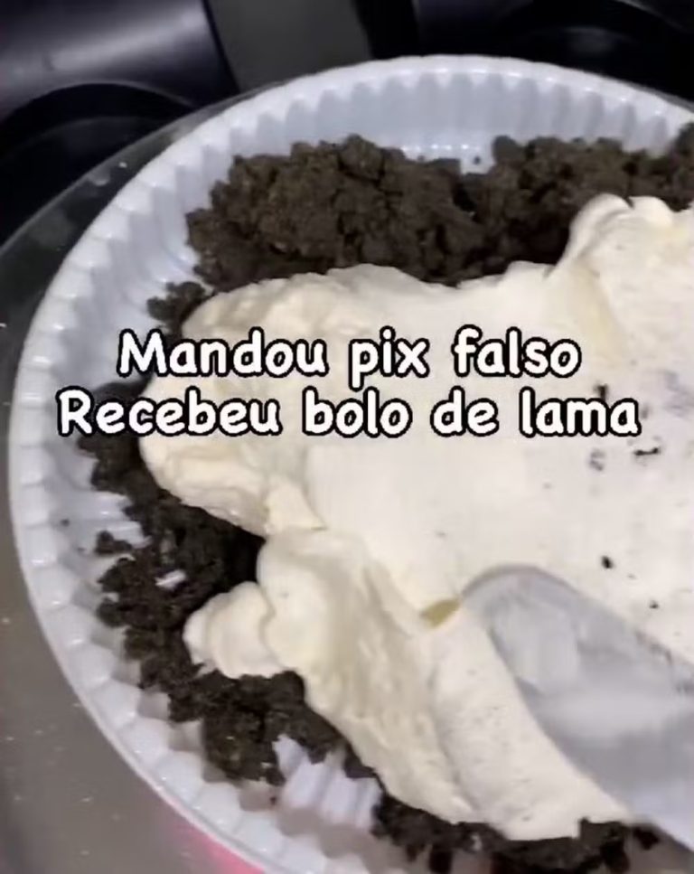 Confeiteira baiana se vinga com “bolo de lama” após receber pix falso