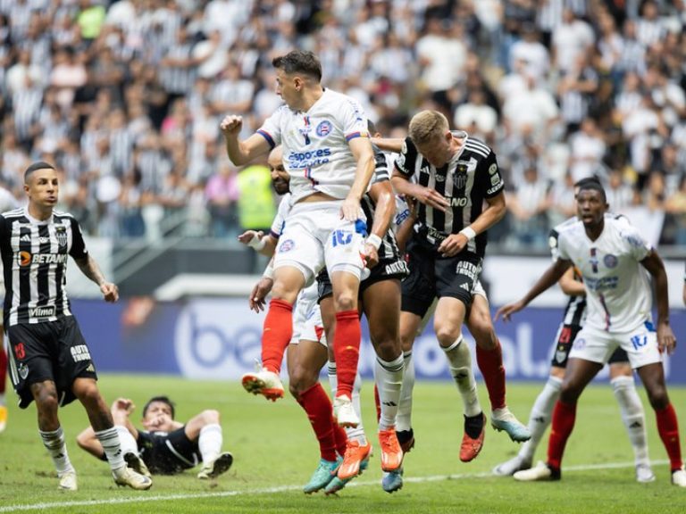 Bahia reage e empata com Atlético-MG após golaço de Ademir