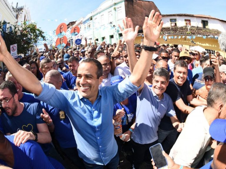 Pesquisa mostra Bruno Reis com mais de 67% das intenções de voto e vitória no 1º turno em Salvador