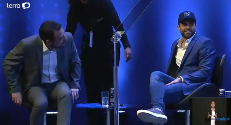 Confronto entre Boulos e Marçal em debate acaba em agressão com carteira de trabalho