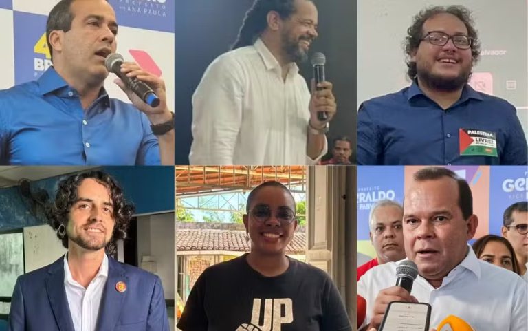 Seis candidatos confirmados para a Prefeitura de Salvador; conheça os nomes