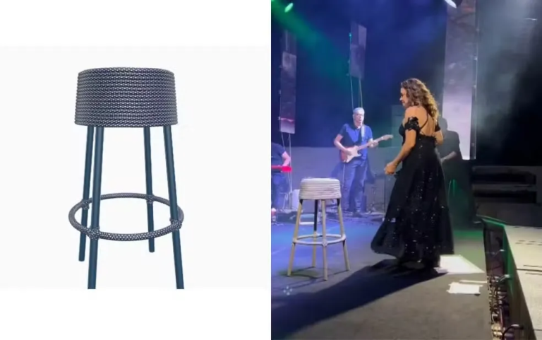 Banqueta arremessada por Daniela Mercury em show custa R$ 2,1 mil, revela empresária