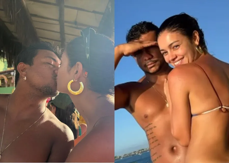 Xamã e Sophie Charlotte desfrutam clima romântico em Salvador