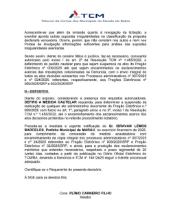 TCM-BA suspende licitação de R$ 65 milhões da Prefeitura de Maraú por suspeita de irregularidades 1 Prefeitura de Maraú