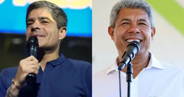 Pesquisa mostra empate técnico entre ACM Neto e Jerônimo Rodrigues na disputa pelo governo da Bahia em 2026