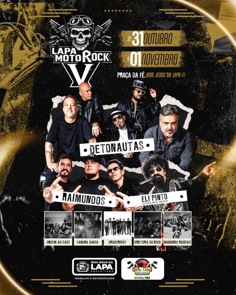 Lapa Moto Rock 2025: Bom Jesus da Lapa promoverá a 5°Edição do Festival
