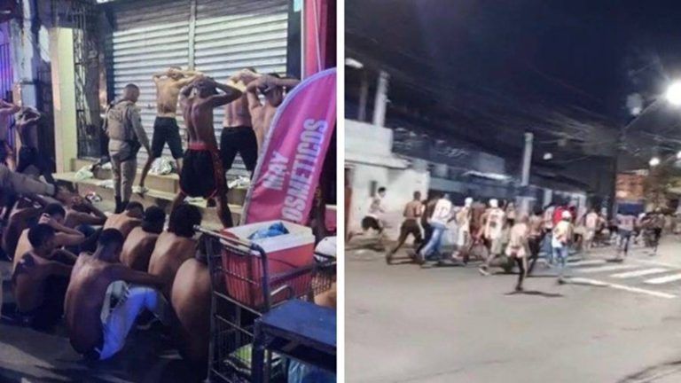 Briga generalizada deixa um ferido e 40 integrantes da TUI presos em Salvador