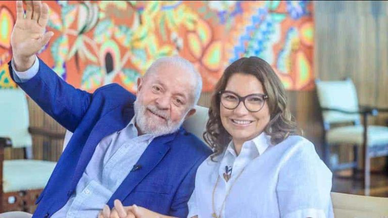 O presidente Luiz Inácio Lula da Silva e a primeira-dama Janja da Silva desembarcam em Salvador na próxima sexta-feira (23)