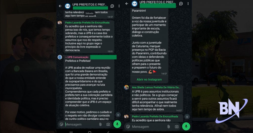 UPB,Fala de ACM Neto sobre prefeitos