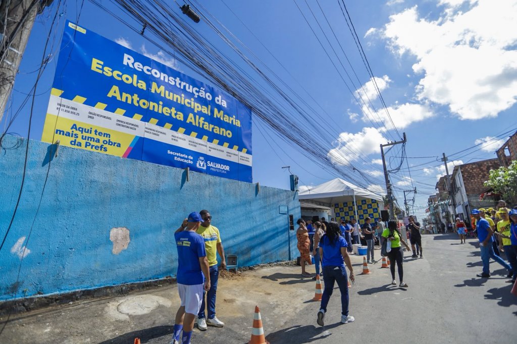 Cajazeiras,escola em Cajazeiras,reconstrução de escola